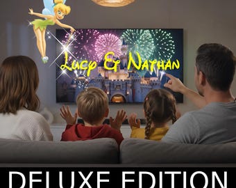 Personalized Disney Trip Reveal Video, Custom Vacation Announcement for Disney World, Disneyland Paris & California