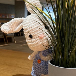 Amigurumi Cute Bunny, Handmade Crochet Bunny, Stuffed Bunny Toy, Baby Shower Gift, Soft Plush Rabbit, Nursery Decor, Crochet Cute Bunny