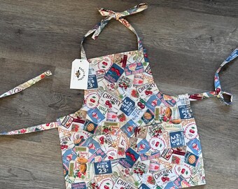 Vintage Cherry Pie Apron *Toddler Size*