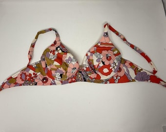 Vintage Maidenform Womens Bra The Sea Dream Collection Floral 3383 Size 36C