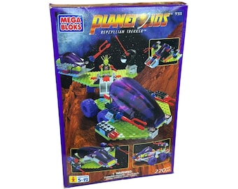 1997 Mega Bloks Planetoids Repzyllian Trekker Set 9311 Incomplete For Parts