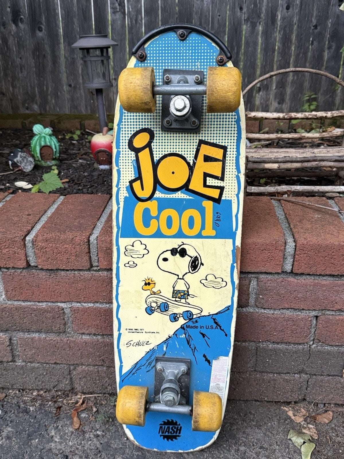Vintage Snoopy NASH Skateboard 1971 