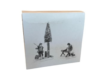Dept 56 Heritage Village Collection Lumberjacks Set of 2 #56590 *READ*