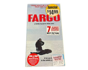 Fargo (VHS, 1996) Polygram Watermark New Sealed