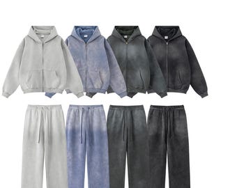 Men’s Tracksuit Set | Soft Zip-Up Jacket & Joggers