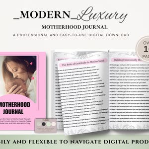 300 Motherhood Journal Prompts | Reflection | Gratitude Writing | Self-Care | Parenting Printable PDF