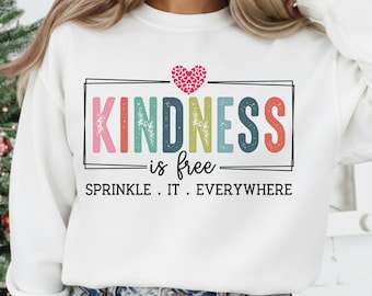 Retro Kindness PNG, pozytywny cytat, projekt sublimacji (pobranie cyfrowe)