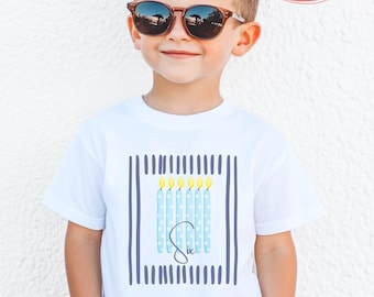 6th Birthday Shirt Kids Personalized – Custom Name & Age – Sixth Birthday Gift for Boys and Girls – Birthday Tee or Hoodie or Sweatshirt