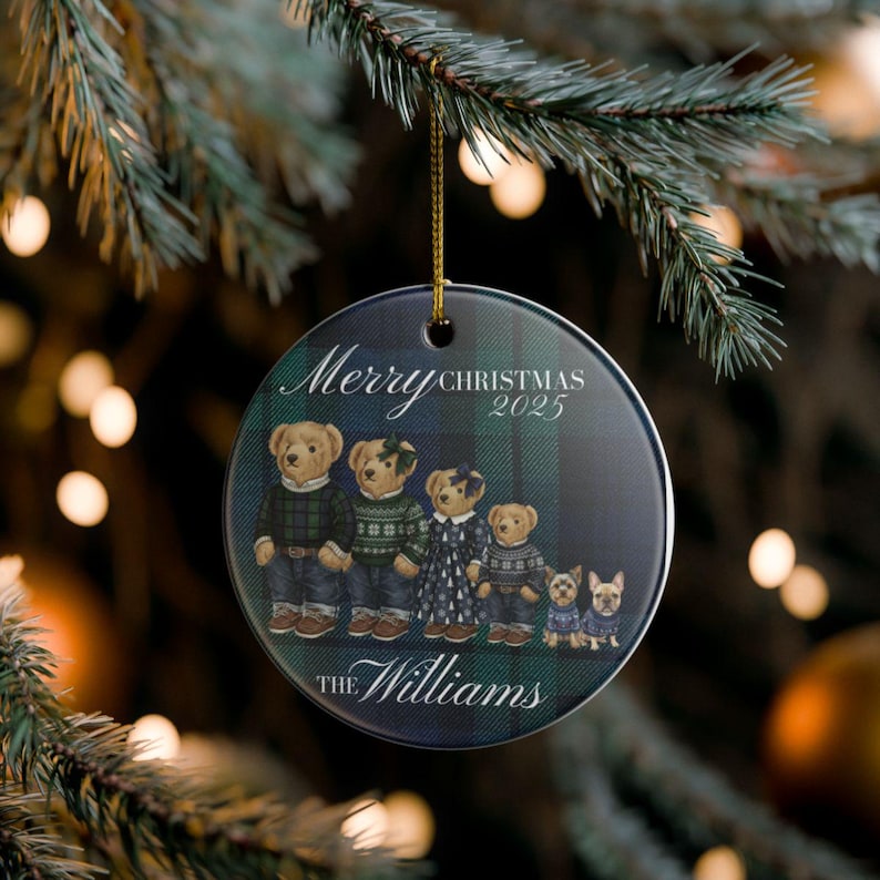 polo bear female, ralph lauren custom print, ralph lauren bear, polo bear, polo ralph lauren bear, ralph lauren christmas ornament
