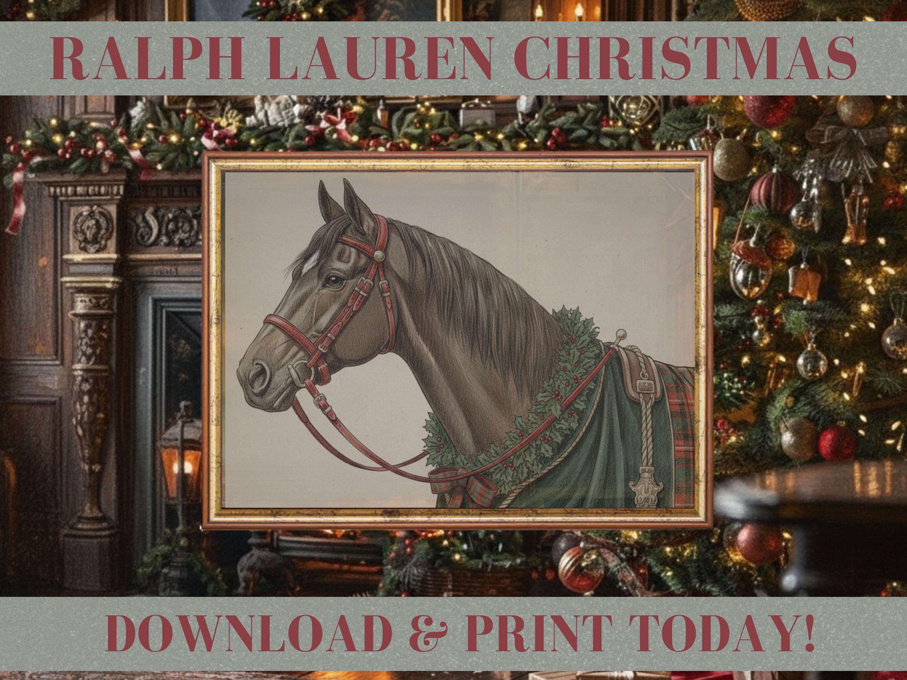 Ralph Lauren Polo 3 Horses - Etsy