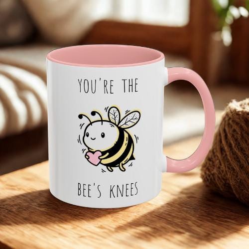 Bees Knees Set 2 Strofinacci Da Cucina – 100% Cotone, 70x50 Cm, Giallo, Tema Api, Lavabili