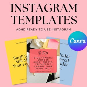 Therapist Instagram Templates | Canva Mental Health Quotes Bundle | 20 Self Care Coaching Posts | Wellness Social Media Kit&quot;