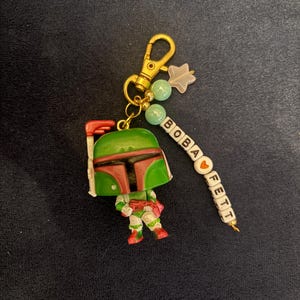 Star Wars Inspired Keychain – Cute Galaxy Keychain for Fans | Sci-Fi Space Keychain for Bags, Backpacks & Gifts