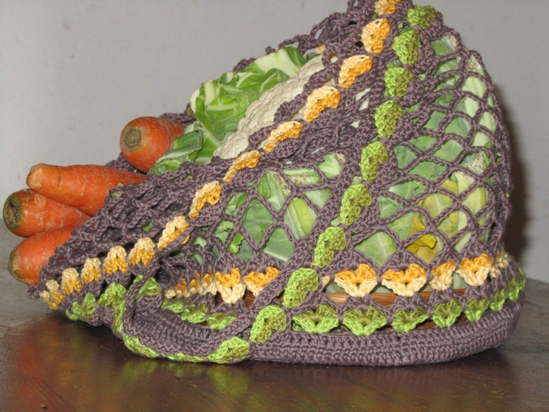 PDF Crochet Grocery Bag image 1
