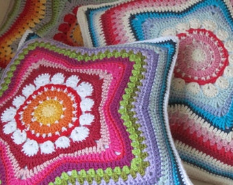 5-Pointed Star Pillow, PDF-Pattern