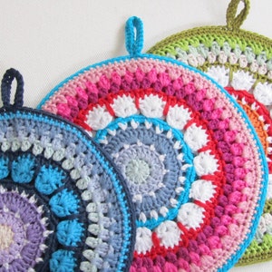 PDF Pattern Crochet Mandala/Potholder Rosetta image 3