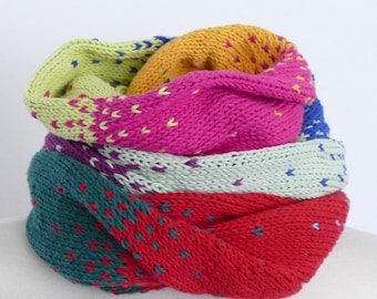 Fibonacci Fever Cowl/ Infinity Scarf