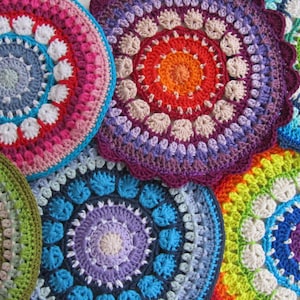 Patron PDF Crochet Mandala/Manique Rosetta image 1