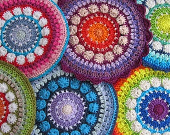 PDF Pattern Crochet Mandala/Potholder Rosetta