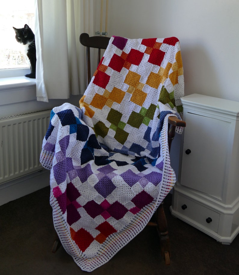 Tumbling Colours Crochet Pattern image 3
