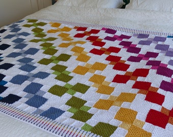 Tumbling Colours - Crochet Pattern