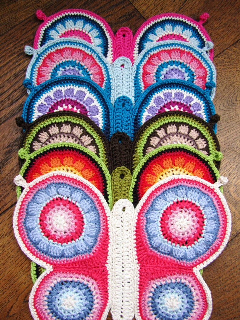 Crochet Butterfly Pattern, PDF-pattern image 3