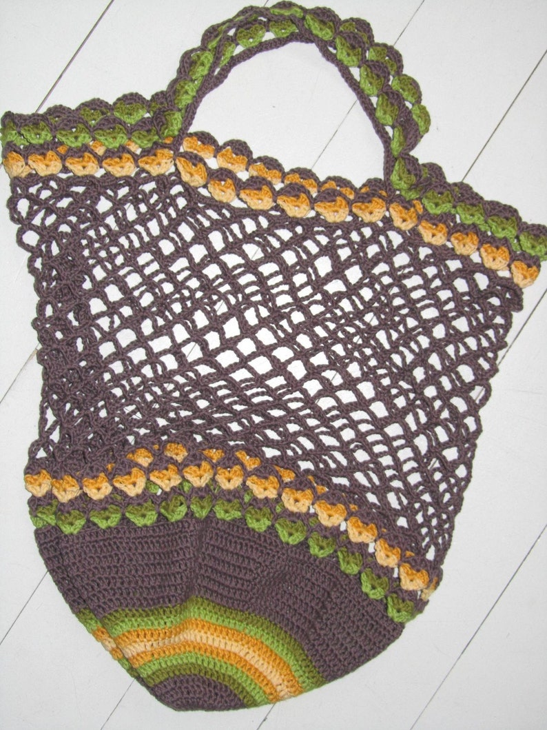PDF Crochet Grocery Bag image 2