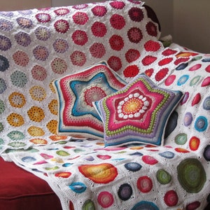 Farbkreis Hexagon Blanket PDF-Muster Bild 5