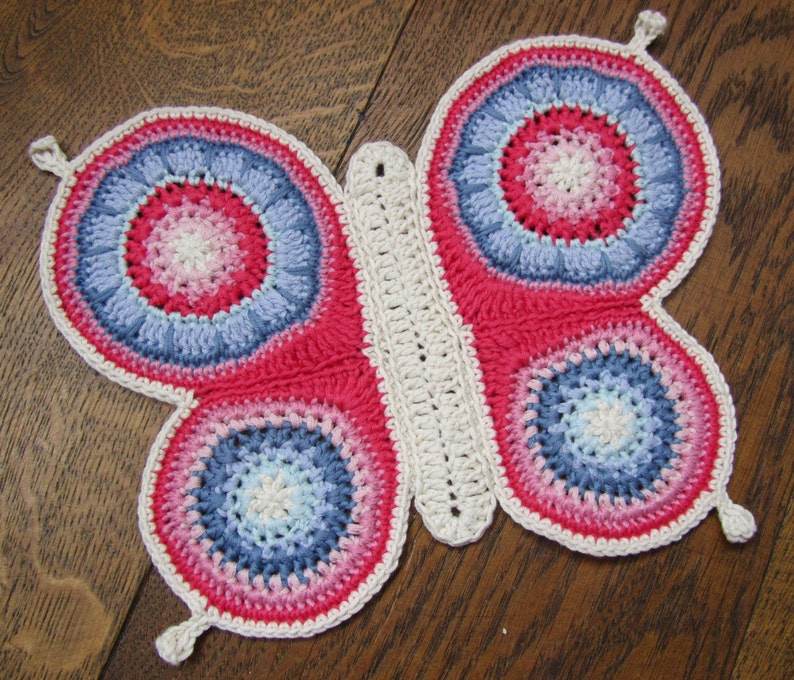 Crochet Butterfly Pattern, PDF-pattern image 4