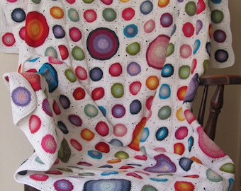 Happy Colours Blanket PDF Crochet-Pattern