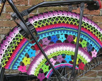 PDF Pattern  Color Burst, Crochet Skirt Guards
