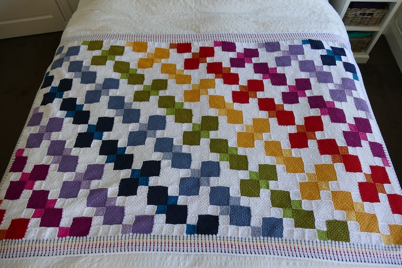 Tumbling Colours Crochet Pattern image 2