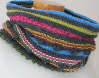 Happy Colours Cowl, PDF-Pattern