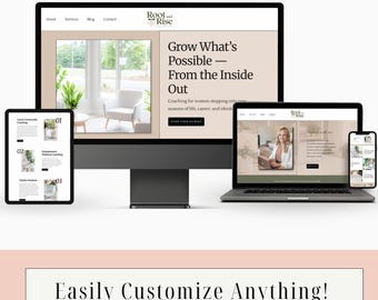 Wellness Coach Squarespace Template | Digitale Produktwebsite