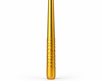 Paille métallique or réutilisable 78mm – Tube métal portable – Metal straw reusable – Paille cocktail inox – Discrète et portable