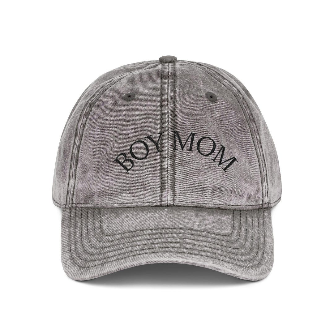 Boy And Girl Mama Hat - Distressed Washed Cotton Baseball Cap Adjustable Dad Hat For Women