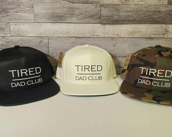 Gorra del Club del Papá Cansado / Gorra Snapback para Papá / Regalo Divertido para Papá / Gorra de Paternidad / Regalo para Papá / Regalo para Papá Primerizo / Gorra de la Vida de Papá