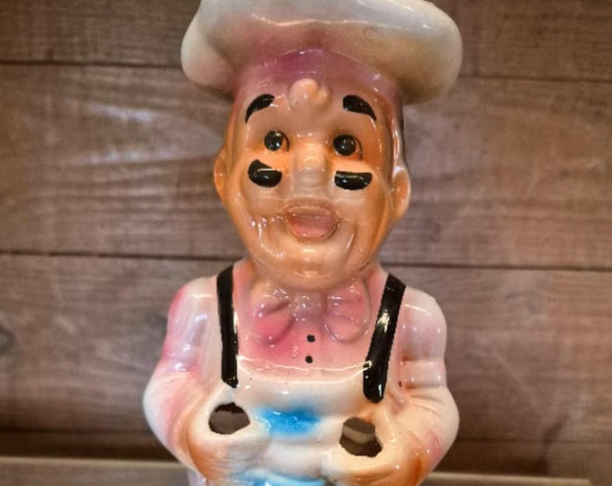 Kitschy Vintage Italian Chef Utensil Holder As Seen on the TV Show "Friends"