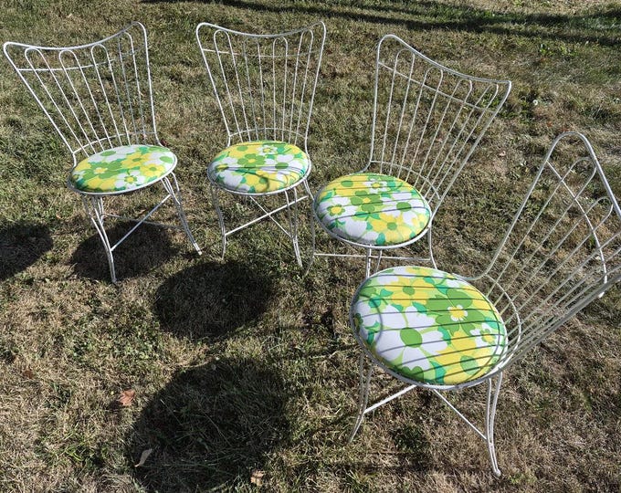 Woodard Homecrest Dining Chairs, Set of 4 - READ Description Re: Shipping