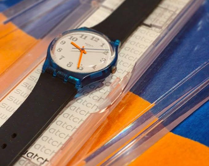 Vintage Swatch Watch - Back To School - Analog with Swiss Quartz Movement