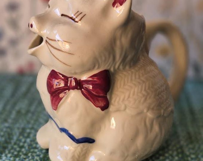 1950s Puss N Boots Kitty Creamer by Shawnee Pottery