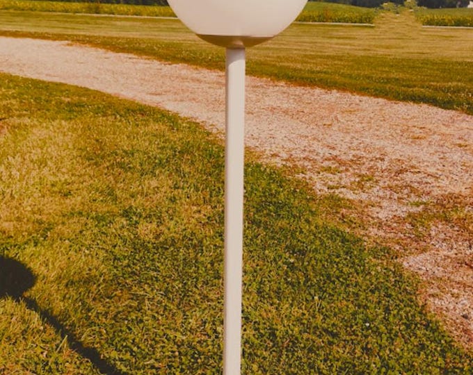 Postmodern Space Age Planet Orb Lollipop Floor Lamp - READ Description Re: Shipping