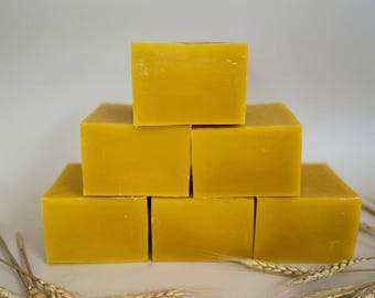 Pure Florida Beeswax Blocks: Natural Yellow, Candle & Soap Making