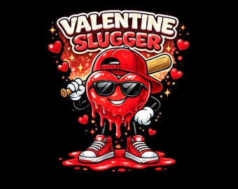 Baseball Drip Valentine PNG | Baseball Drip Shirt Design for Boys Men, Game Day Baseball Clipart for Sublimation | Instant Digital Download