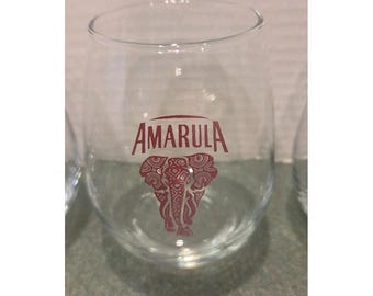 Amarula Likörglas Red Elephant Logo Barglas Set med 4 glas (flera)