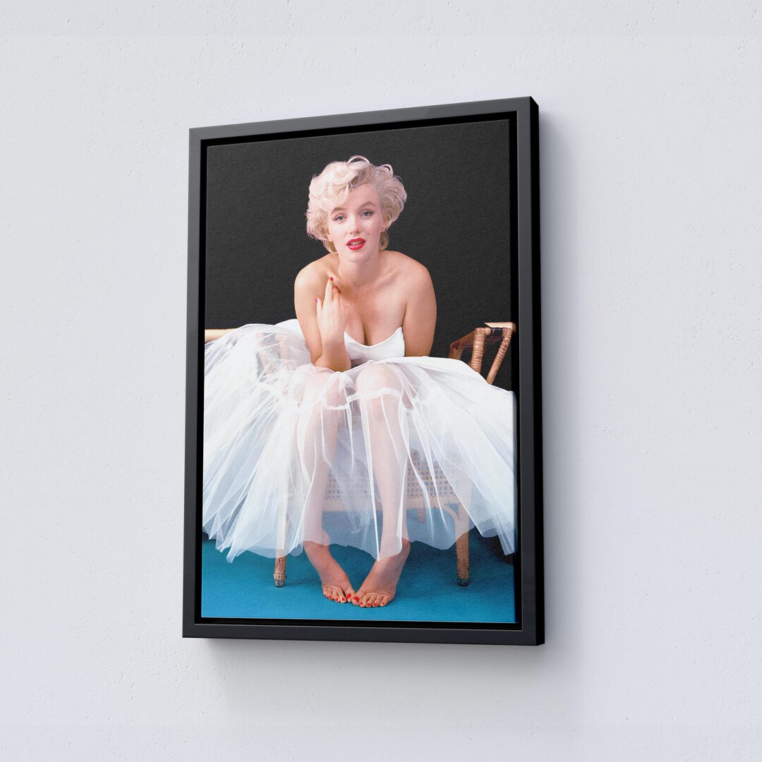 Marilyn Monroe Canvas Print, Old Hollywood Wall Art, Ready to Hang. - Etsy