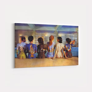 Pink Floyd Album Cover Canvas Art: Vintage Rock Music Poster