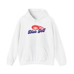 Classic Disc Golf Logo Hoodie: Cotton-Poly Blend