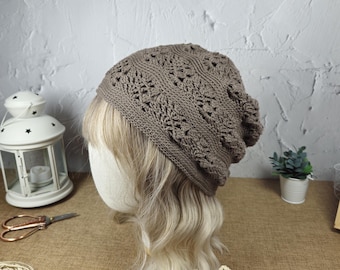 Summer Boho Lace Hat Crochet Pattern - PDF Download + Video