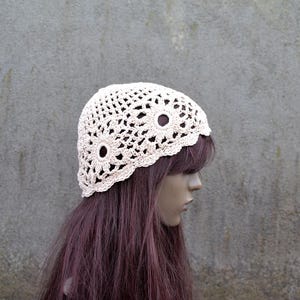 Blossom Flower Crochet Hat Pattern: Boho Summer Beanie (PDF)